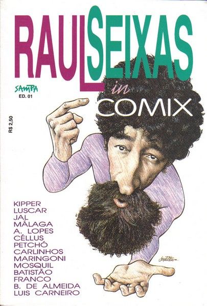 LIVRO EM QUADRINHOS “RAUL SEIXAS IN COMIX”